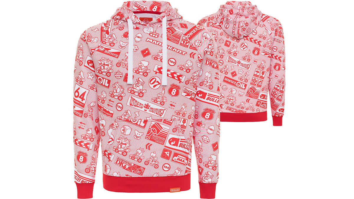 my standard hoodie ULTERIOR﻿ サイズ3 All Over Print Mario Kart Hoodie - Nintendo Official Site